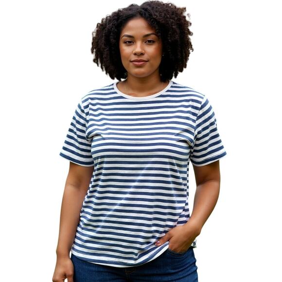 BUNDLE ONLY Ava & Viv Short Sleeve Top Blouse Tunic Plus Size 2X Stretch Shirt - Picture 4 of 4